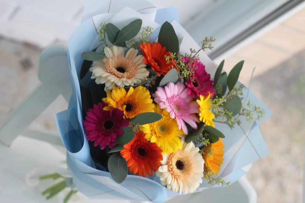 Букет цветов из: Герберы в Ширинский