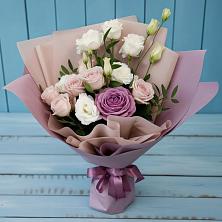 Букет цветов из:  Розы и Лизиантусы в Ширинский
