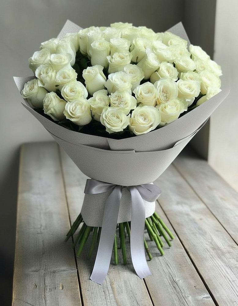 Букет 35 Белых роз в Ширинский