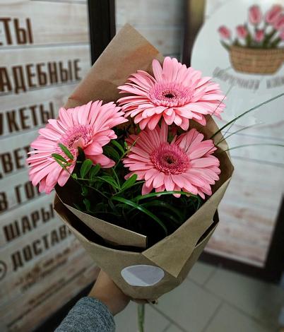 Букет цветов из: Герберы в Ширинский