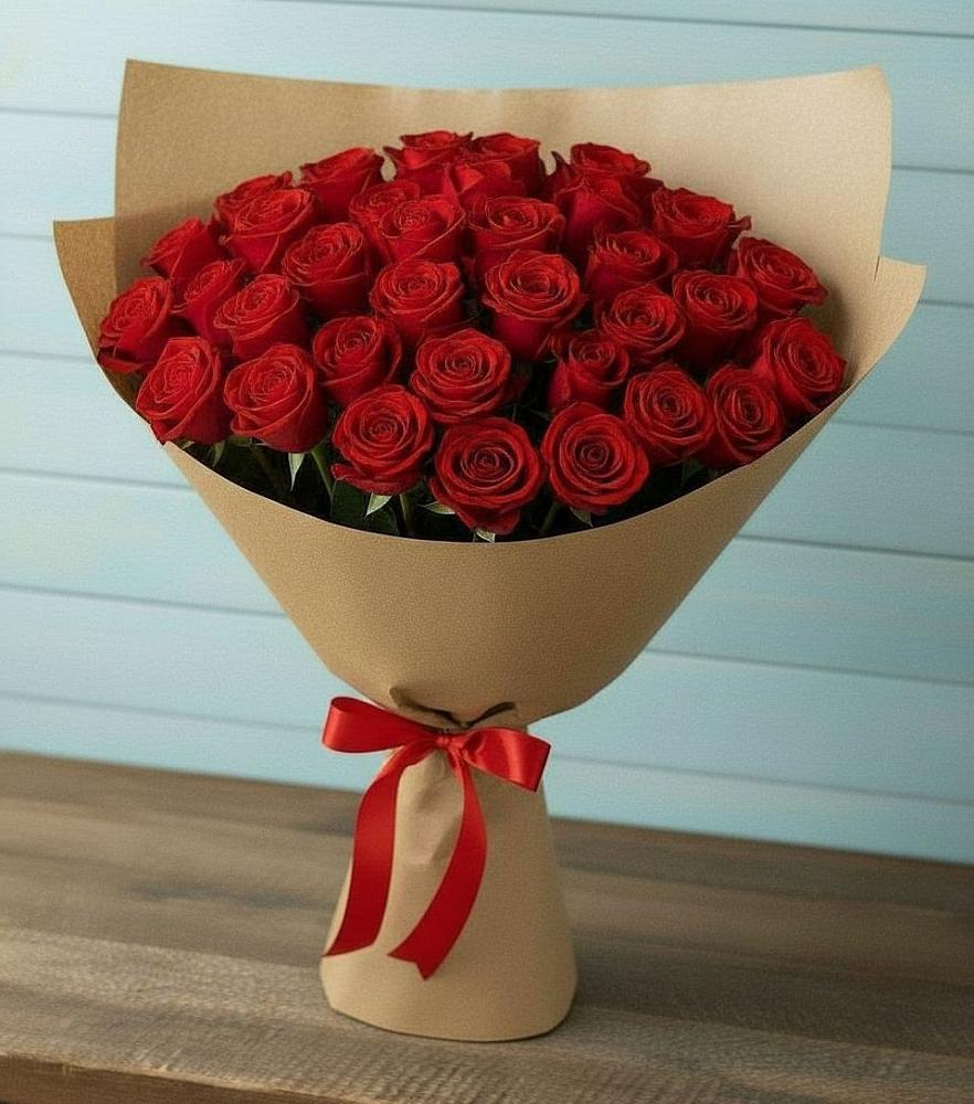 Букет Красные розы Милано в Ширинский
