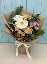 Букет цветов из:  Герберы и Хризантемы в Ширинский