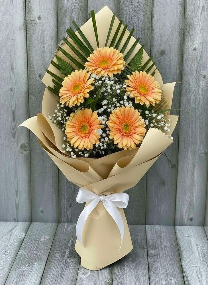 Букет цветов из: Герберы в Ширинский