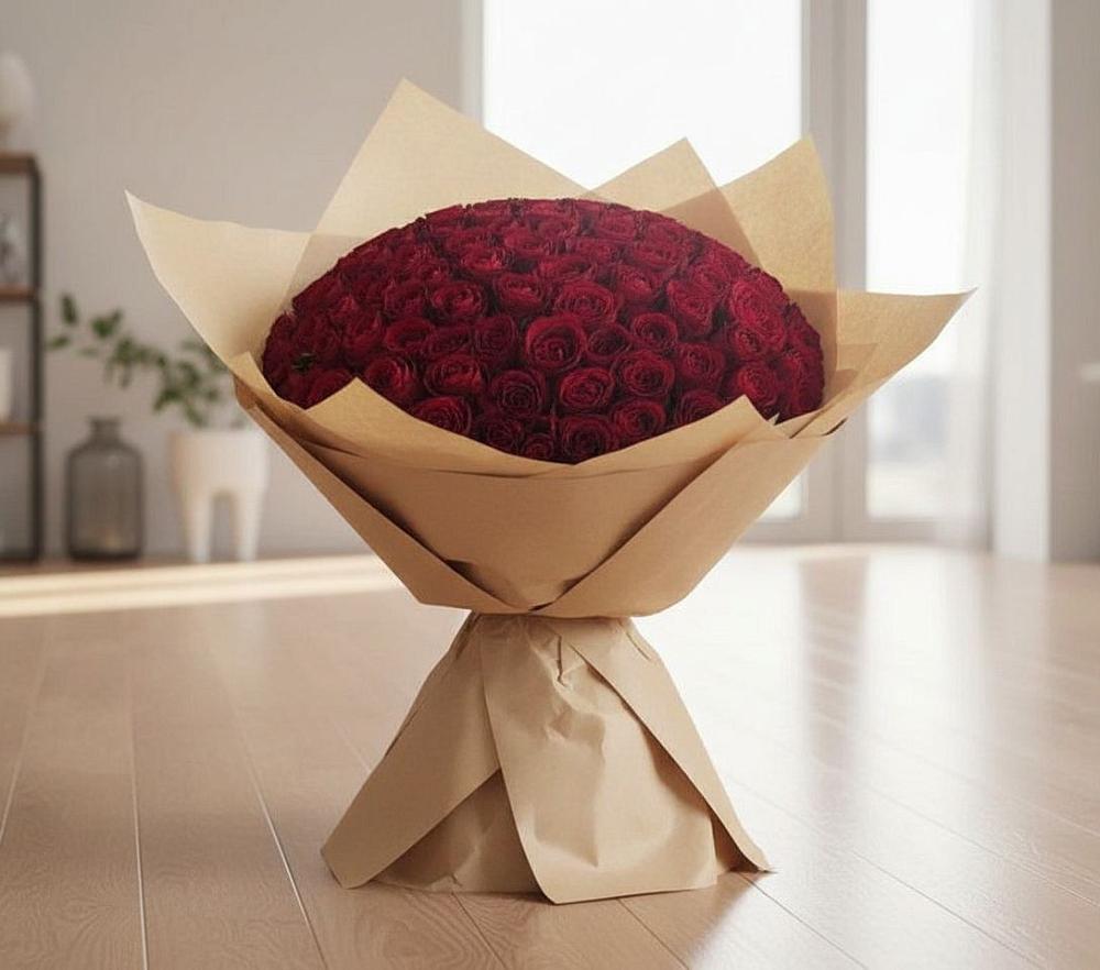 Букет 101 Красная роза в Ширинский