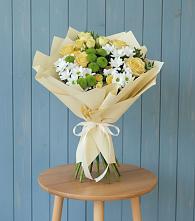 Букет цветов из:  Хризантемы и Розы #REPLACE_PRED# Ширинский