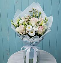 Букет цветов из:  Розы и Лизиантусы в Ширинский
