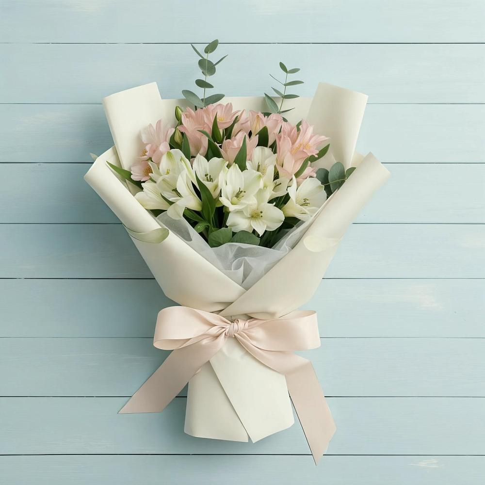 Букет цветов из: Альстромерии в Ширинский