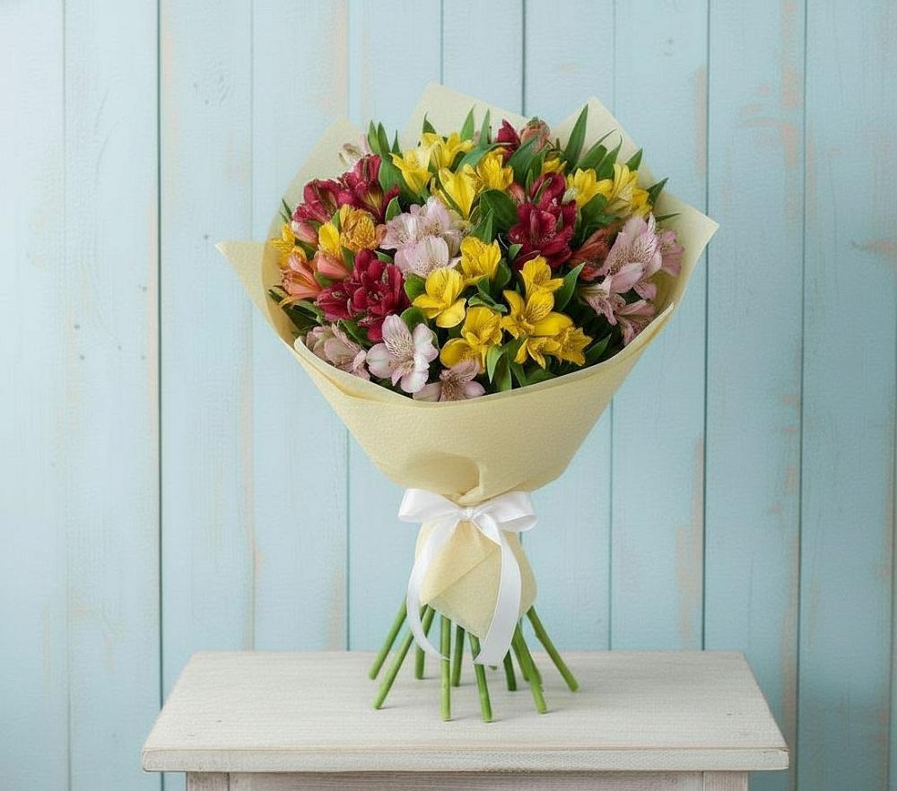 Букет цветов из: Альстромерии в Ширинский