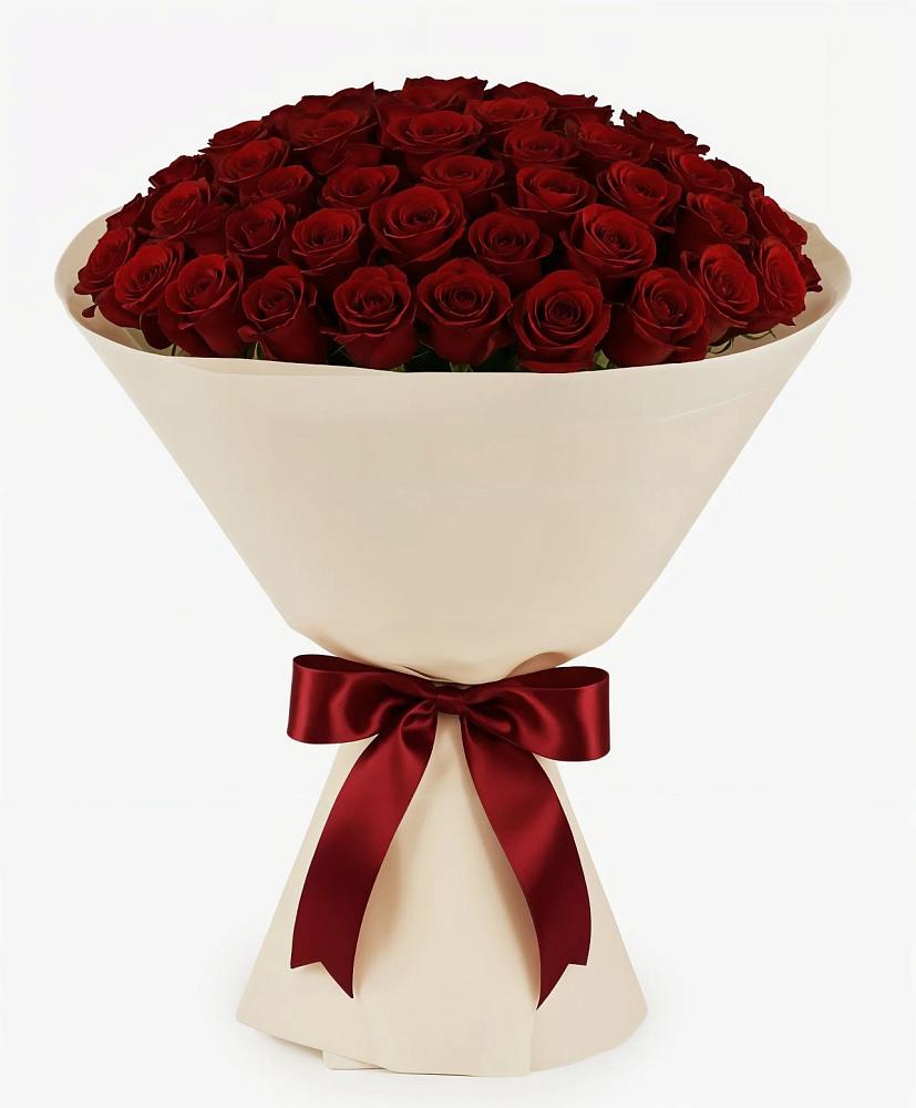 Букет 101 Бордовая роза Блэк Бакарра в Ширинский