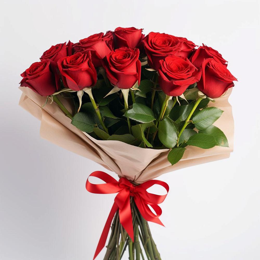 Букет 11 Красных роз Эдлесс Лав в Ширинский